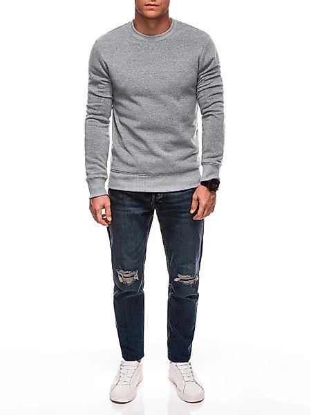 Edoti Sweatshirt Sweatshirt mit Rundhalsausschnitt günstig online kaufen
