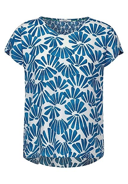 CECIL Kurzarmbluse mit All-Over Print günstig online kaufen