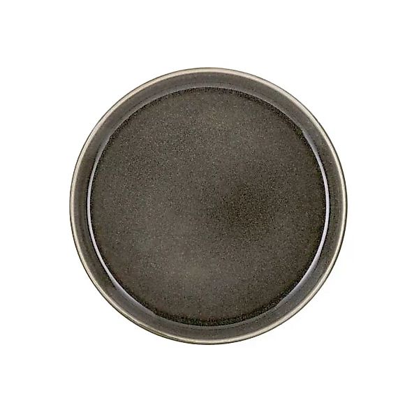 Bitz Grey Frühstücksteller matt grey / shiny grey 21 cm (grau) günstig online kaufen