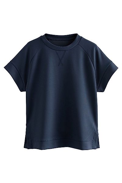 Next Kurzarmshirt Premium Fließendes Oberteil mit Flügelärmeln (1-tlg) günstig online kaufen