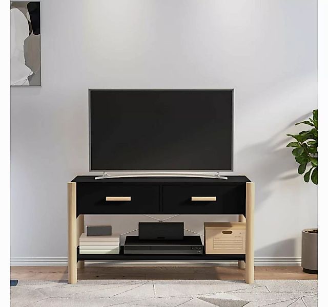 vidaXL TV-Schrank TV-Schrank Schwarz 82x38x45 cm Spanplatte Lowboard Fernse günstig online kaufen