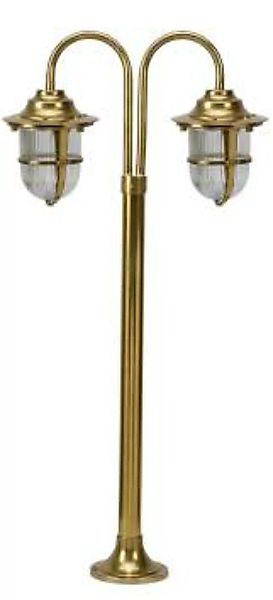 Gartenlampe Messing H:85cm dekorativ außen Maritim günstig online kaufen