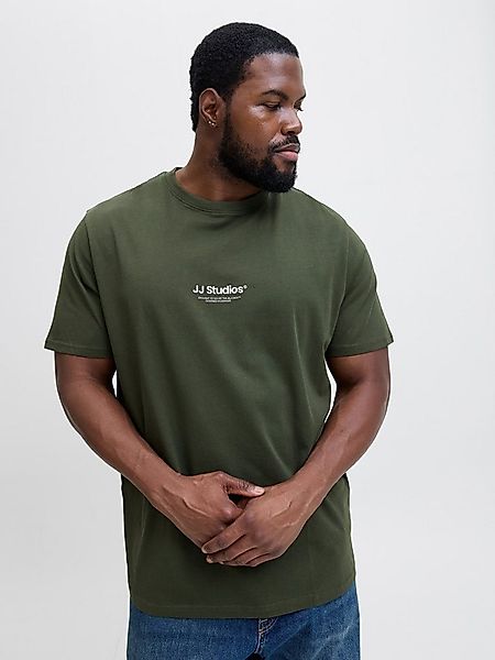 Jack & Jones PlusSize T-Shirt JJESOHO TEE SS CREW NECK NOOS PLS mit Logobra günstig online kaufen