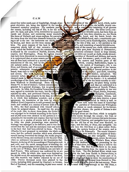 Artland Wandbild »Tanzender Hirsch mit Violine«, Humor, (1 St.), als Leinwa günstig online kaufen