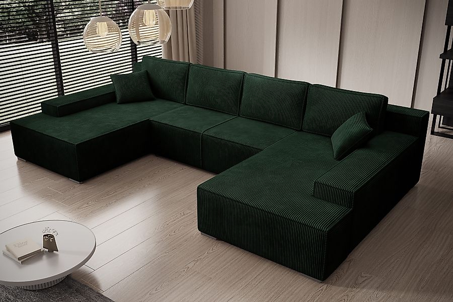 PROMETO Möbel Ecksofa Ecksofa Couch U-Form günstig online kaufen