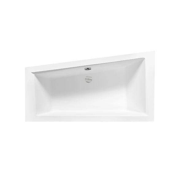 Bad Land Badewanne Eckwanne INTIMA 160x90 Links Ablauf Füße günstig online kaufen