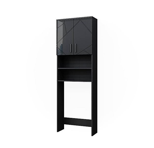 Vicco Waschmaschinenumbauschrank Irma, Anthrazit Hochglanz/Anthrazit, 64 x günstig online kaufen