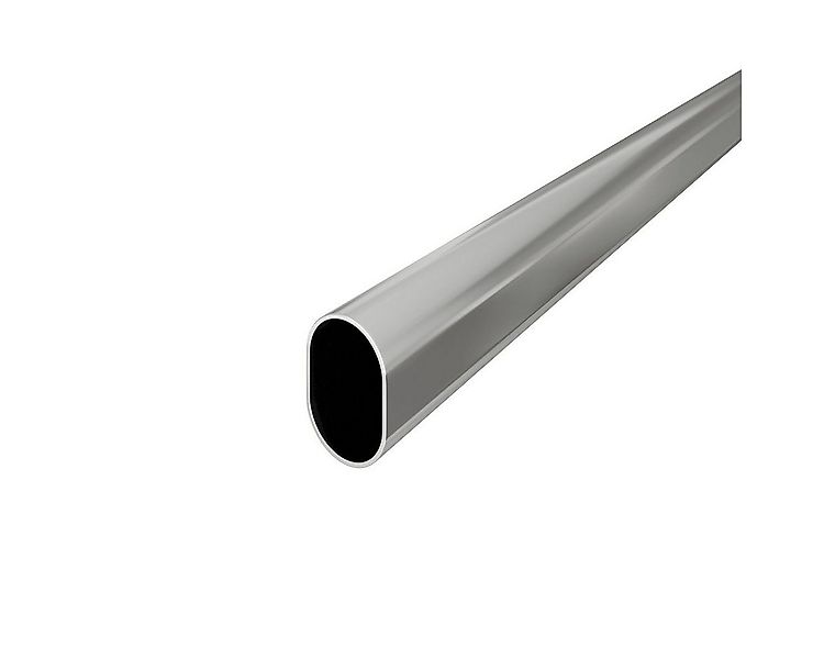 MS Beschläge Kleiderstange Garderobenstange verchromt 30x15mm oval Wandhalt günstig online kaufen