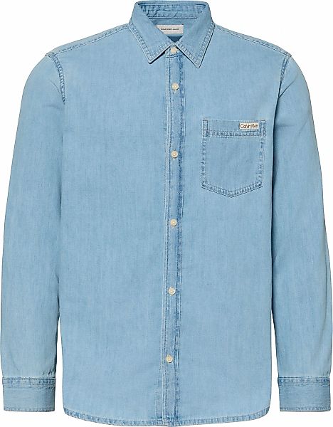 Calvin Klein Jeans Jeanshemd "CASUAL CLASSIC", Mit Rundhalsausschnitt günstig online kaufen