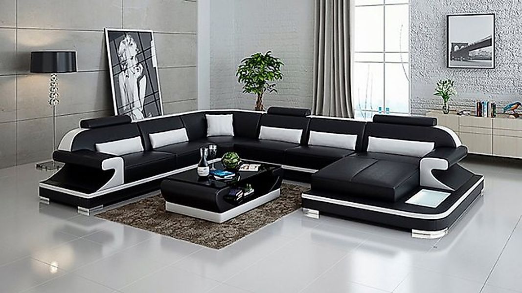 Xlmoebel Ecksofa Ecksofa Multifunktional Modern Premium U-Form Sofa Ottoman günstig online kaufen