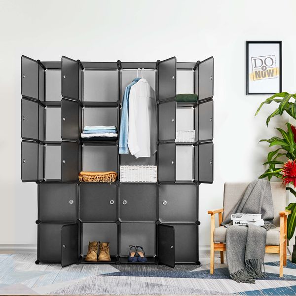 Mondeer Kleiderschrank Steckregal Staub- und Wasserabweisend, günstig online kaufen