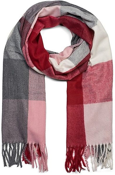 styleBREAKER Modeschal Weicher karierter Schal mit Fransen, (1-St) günstig online kaufen