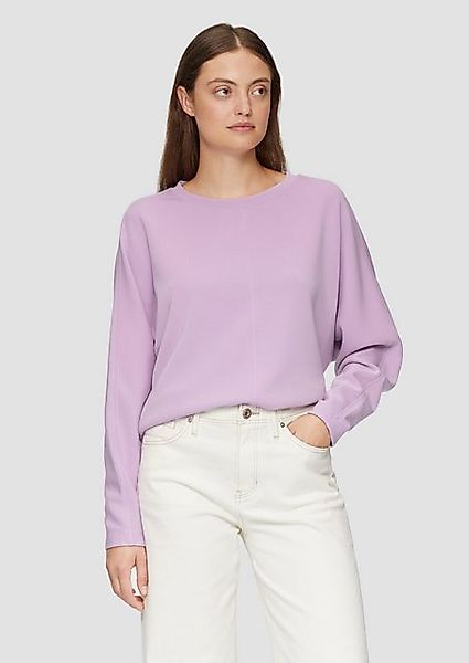 s.Oliver Sweatshirt Sweatshirt aus Scuba mit Fledermausärmeln Teilungsnaht günstig online kaufen