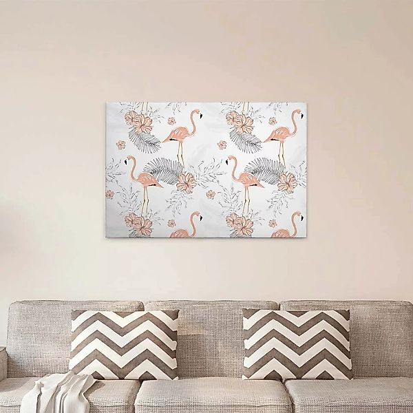 A.S. Création Leinwandbild "Tropical Vibes", Kunst-Blumen-Kinder, (1 St.), günstig online kaufen