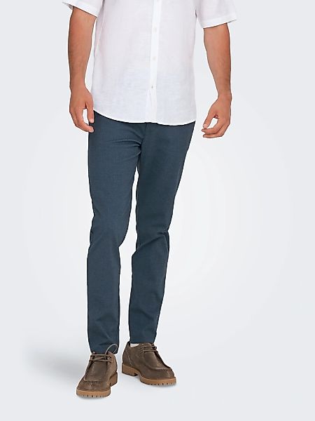 ONLY & SONS "ONSMARK PETE SLIM DOBBY 0058 PANT NOOS" günstig online kaufen