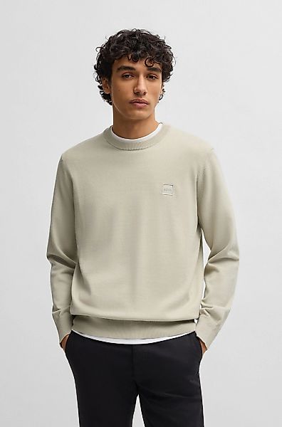 BOSS ORANGE Strickpullover "Kanovano", mit Rundhalsausschnitt günstig online kaufen
