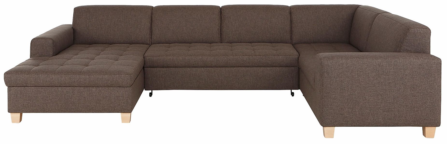 Home affaire Wohnlandschaft »Corby, viel Platz und Komfort, U-Form« wahlwei günstig online kaufen