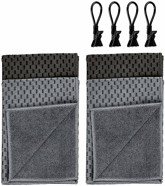 WENKO Geschirrtuch "Modell Miko mit Klemm-Ösen" saugstark & schnell trockne günstig online kaufen