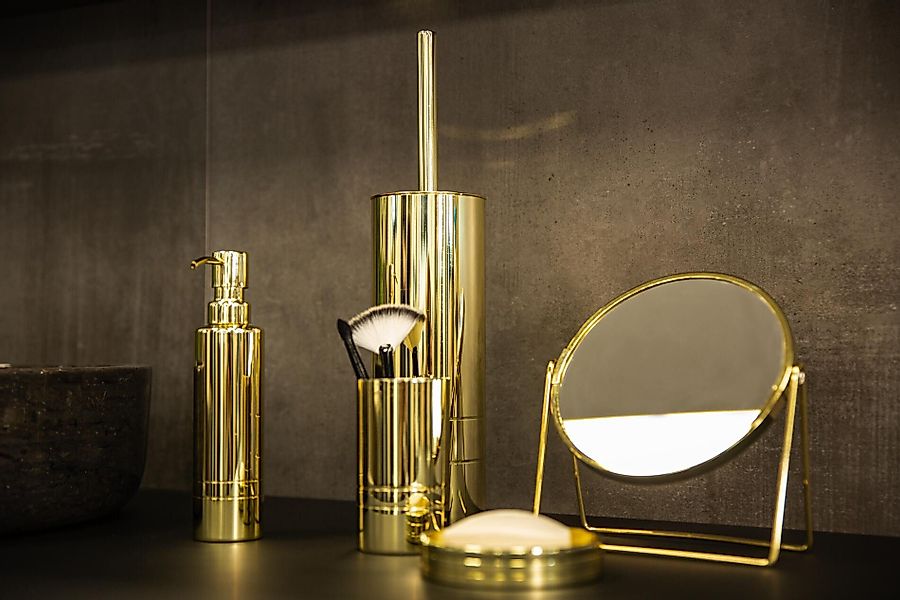 Ridder Badaccessoire-Set WC-Bürste London goldfarben günstig online kaufen