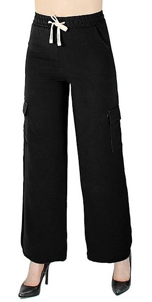 dy_mode Palazzohose Damen Cargo Palazzo Hose mit weitem Bein und elastische günstig online kaufen