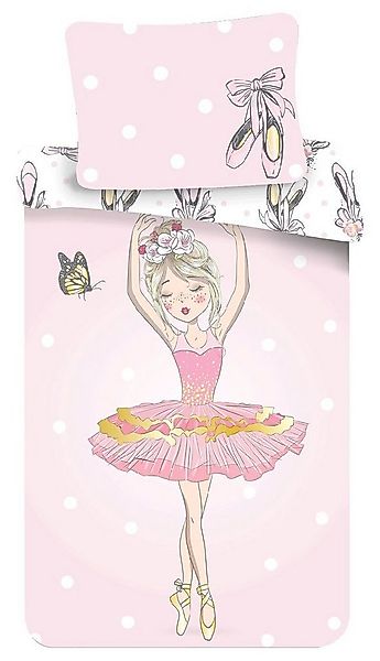 Jerry Fabrics Kinderbettwäsche Ballerina, Renforcé, 2 teilig günstig online kaufen