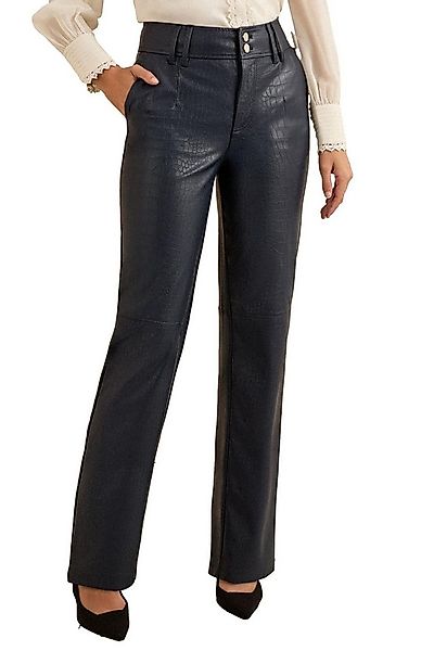Love & Roses Lederhose Love & Roses gerade Hose aus Kunstleder, Regular (1- günstig online kaufen