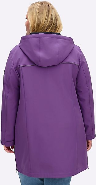 Sheego Softshelljacke, mit Kapuze günstig online kaufen
