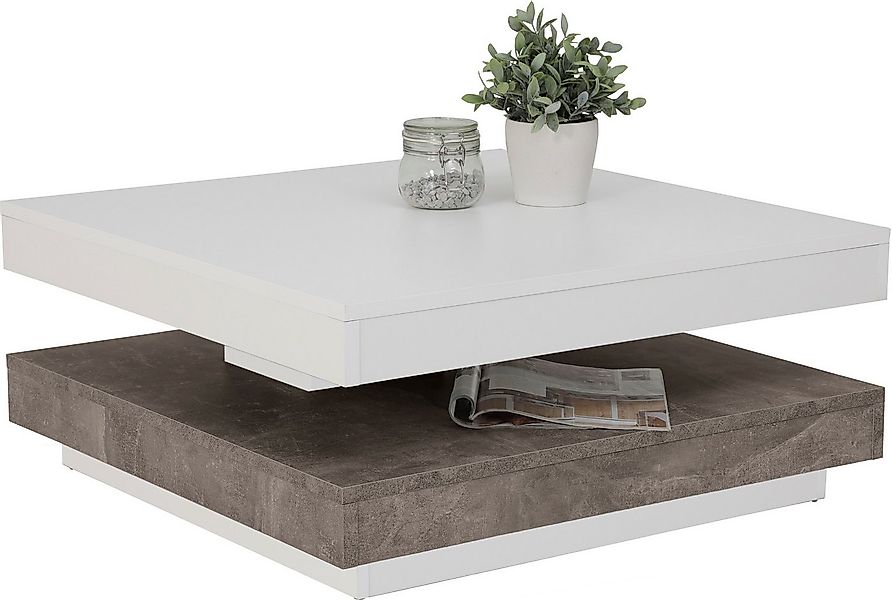 Home affaire Couchtisch BEN, mit drehbarer Platte günstig online kaufen