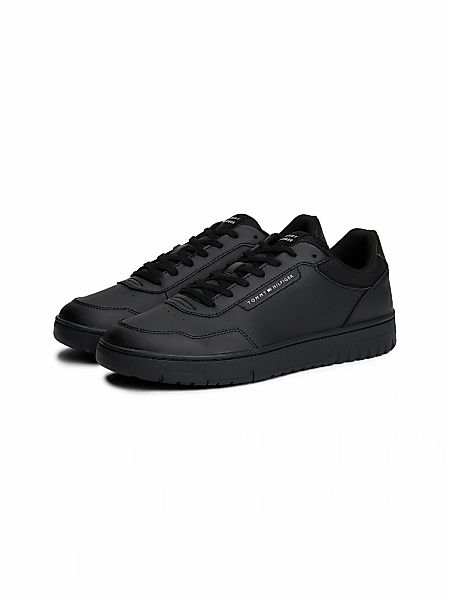 Tommy Hilfiger Sneaker "TH BASKET CORE LTH", Freizeitschuh, Halbschuh, Schn günstig online kaufen