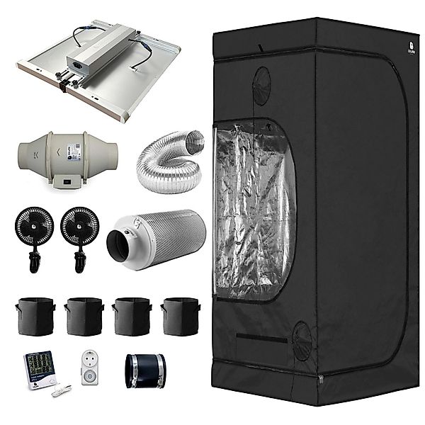 Caluma Foliengewächshaus Growbox Komplett Set - günstig online kaufen