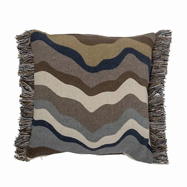 Kissen Fatema textil bunt / 50 x 50 cm - Recycelte Baumwolle - Bloomingvill günstig online kaufen