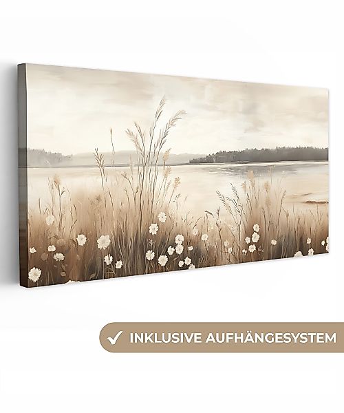OneMillionCanvasses® Leinwandbild Panorama See - Wasser günstig online kaufen
