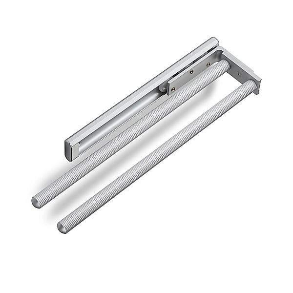 SOTECH Aluminium Handtuchhalter TED 2 Armig 325 bis 487 mm Ausziehbar Drehb günstig online kaufen