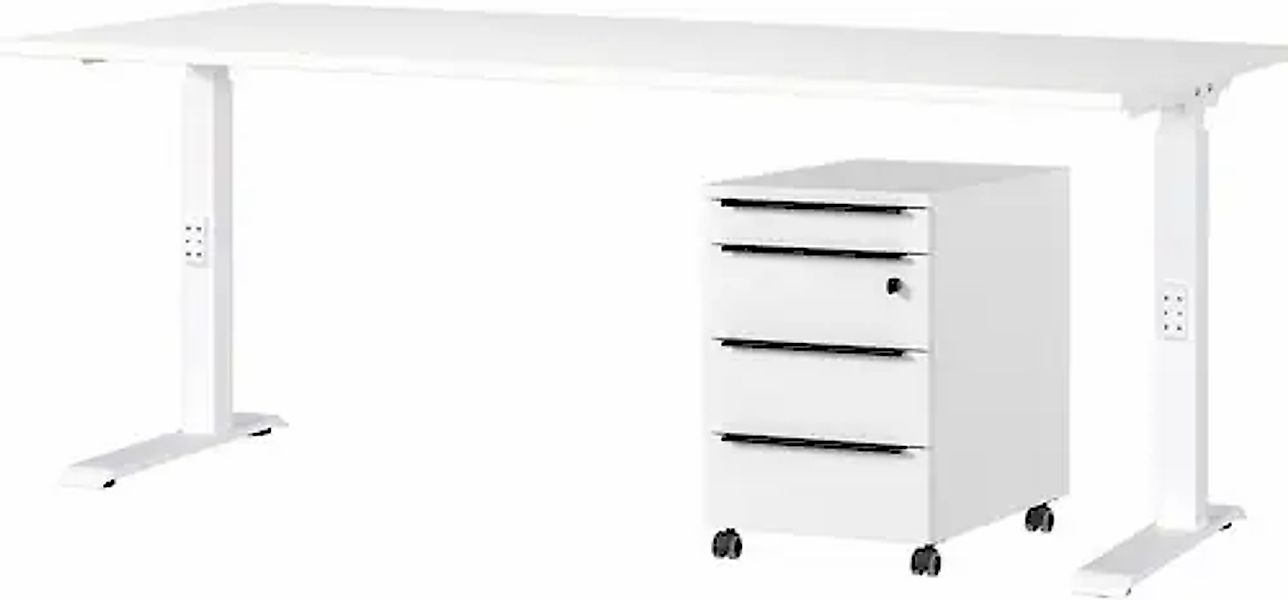 GERMANIA Büromöbel-Set "Mailand" 2 Stk. tlg. inkl. Schreibtisch und Rollcon günstig online kaufen
