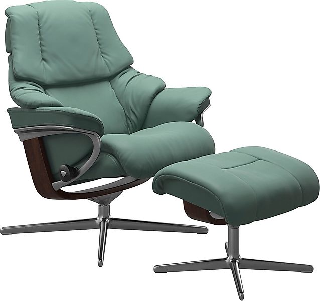 Stressless "Reno" mit Cross Base, Größe S, M & L, Holzakzent Braun günstig online kaufen