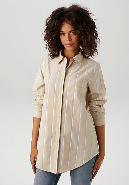 Aniston CASUAL Hemdbluse, im pastelligen Streifen-Dessin günstig online kaufen
