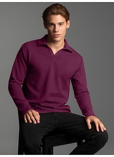 Trigema Poloshirt TRIGEMA Langarm Poloshirt ohne günstig online kaufen