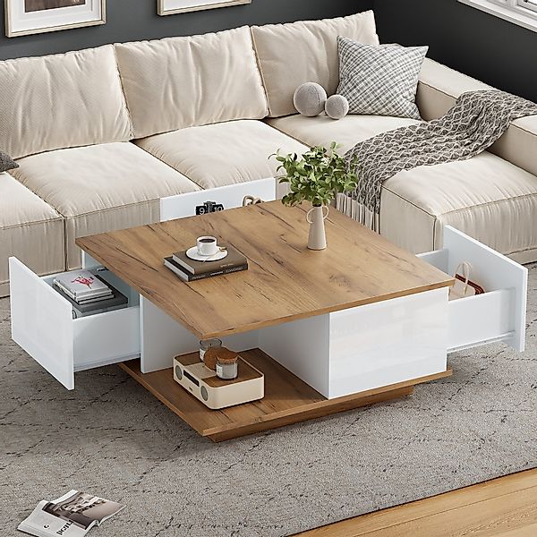 Merax Couchtisch (1-St., hochglänzende Fronten, modern günstig online kaufen