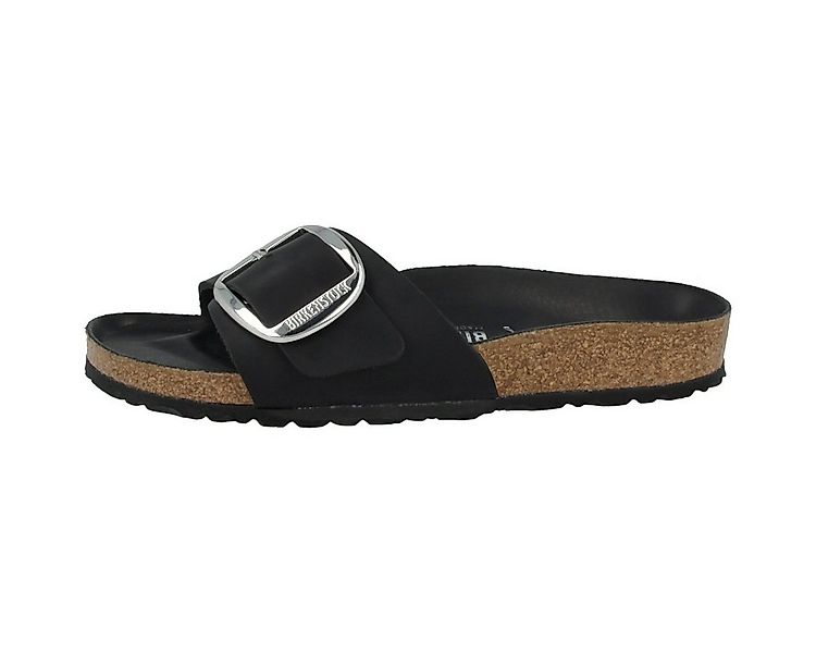 Birkenstock Madrid Big Buckle geöltes Nubukleder schmal Damen Pantolette Ha günstig online kaufen