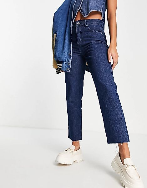 Bolongaro Trevor – Montana – Jeans in Indigo mit hohem Bund und geradem Bei günstig online kaufen