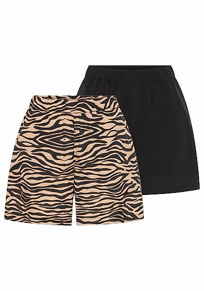 Laura Scott Shorts kurze Webhose mit weitem Bein, bequemer Sitz durch Gummi günstig online kaufen