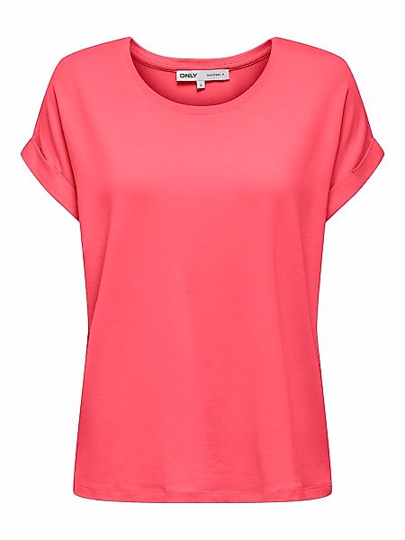 ONLY T-Shirt "ONLMOSTER S/S O-NECK TOP NOOS JRS", mit Aufschlag am Arm günstig online kaufen