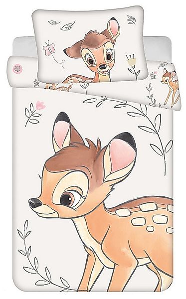 Disney Kinderbettwäsche Disney Bambi Babybettwäsche 100 x 135 cm + 40 x 60 günstig online kaufen