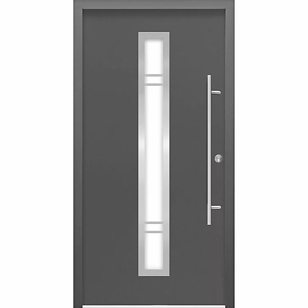 Haustür ThermoSpace Prime Palermo 110 cm x 210 cm Anthrazit Anschlag R günstig online kaufen