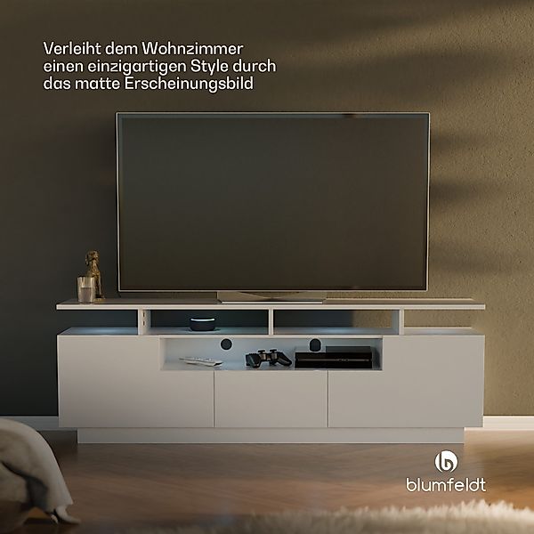 blumfeldt Lowboard Perth Lowboard Fernsehschrank 150 günstig online kaufen