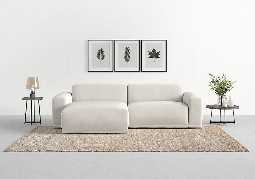 TRENDMANUFAKTUR Ecksofa "Braga, mit hochwertigem Kaltschaum, L-Form, in Cor günstig online kaufen