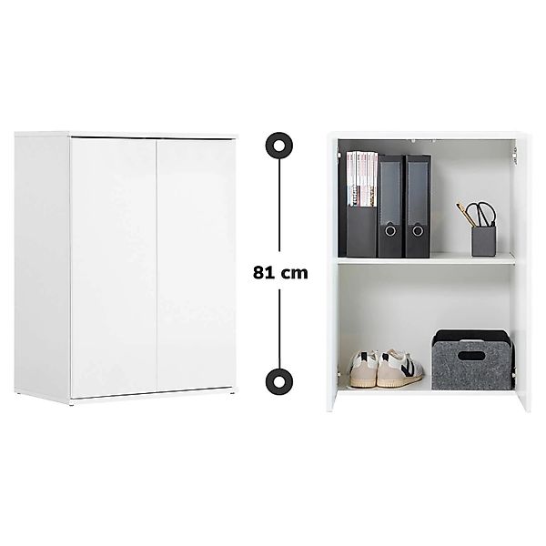 mokebo Mehrzweckschrank Der Kurze (60x81 cm, mit Einlegeboden) Aktenschrank günstig online kaufen