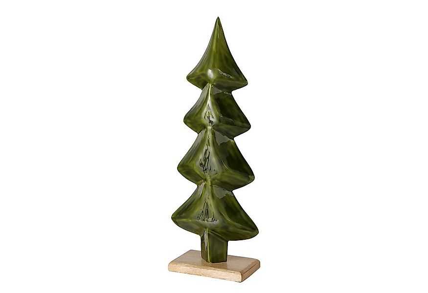 MF Weihnachtsfigur Weihnachtsdeko Baum Green Elegance Mango Holz 57cm (1 St günstig online kaufen
