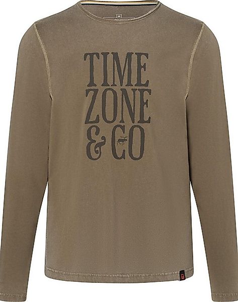 TIMEZONE T-Shirt Timezone Herren Langarm T-Shirt – Lässiges Longsleeve aus günstig online kaufen