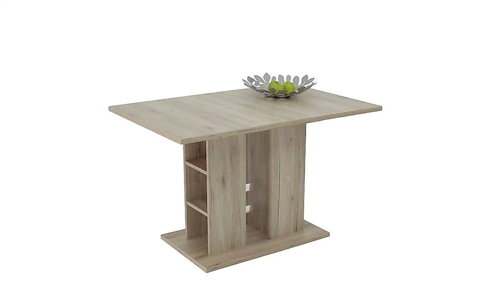 Esstisch ausziehbar   ¦ holzfarben ¦ Maße (cm): B: 80 H: 76 Tische > Esstis günstig online kaufen